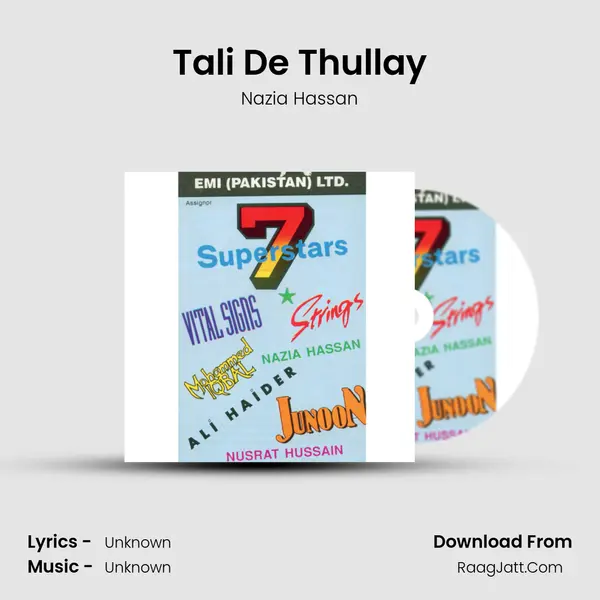 Tali De Thullay MP3 Song by Nazia Hassan Cover