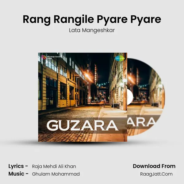 Rang Rangile Pyare Pyare MP3 Song by Lata Mangeshkar Cover