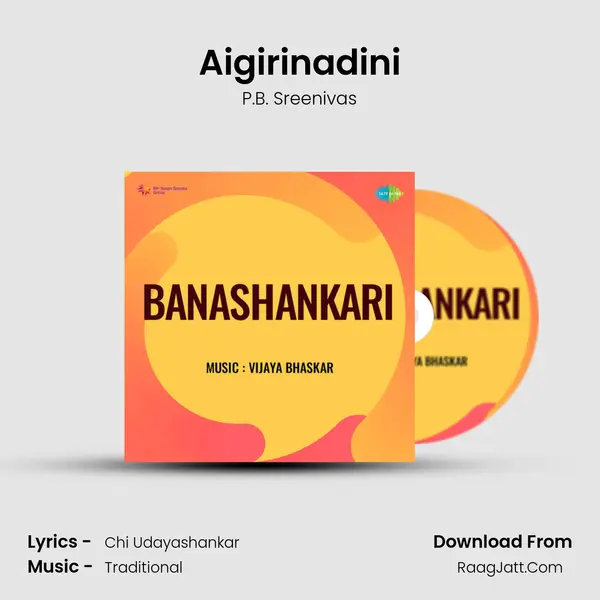 Aigirinadini MP3 Song by P.B. Sreenivas Cover