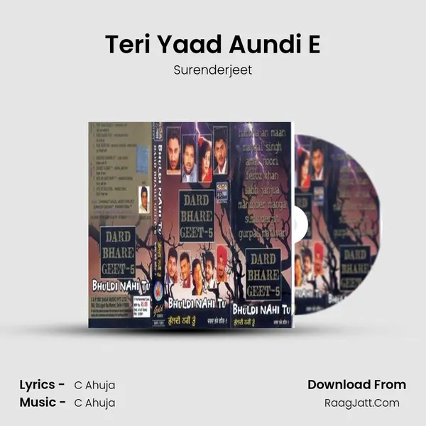 Teri Yaad Aundi E MP3 Song by Surenderjeet Cover