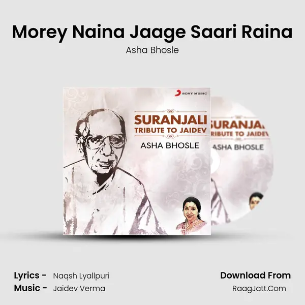 Morey Naina Jaage Saari Raina MP3 Song by Asha Bhosle Cover