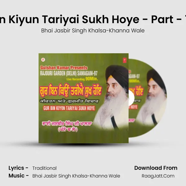 Gur Bin Kiyon Tariyai Sukh Hoye - Bhai Jasbir Singh Khalsa-Khanna Wale