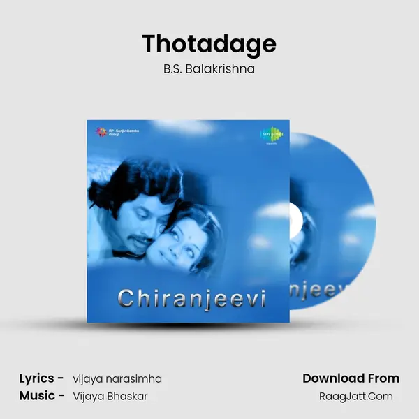 Thotadage MP3 Song by B.S. Balakrishna Cover