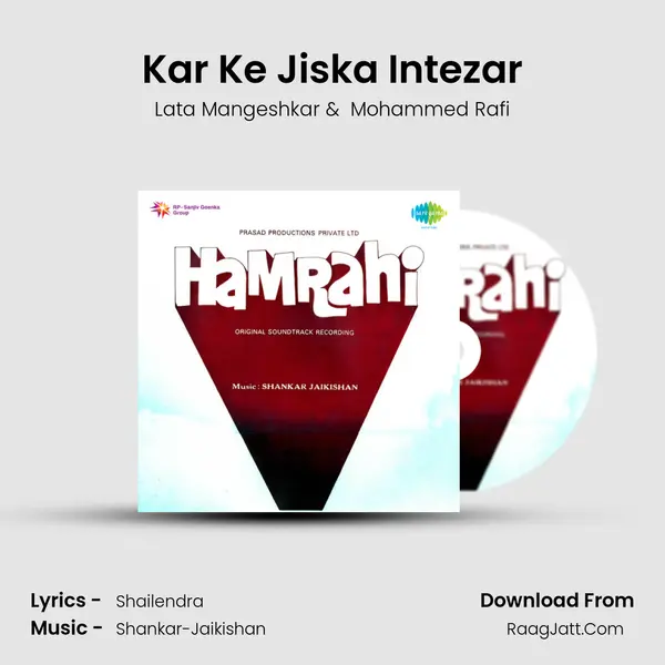 Kar Ke Jiska Intezar MP3 Song by Lata Mangeshkar Cover