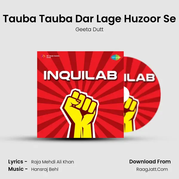Tauba Tauba Dar Lage Huzoor Se MP3 Song by Geeta Dutt Cover