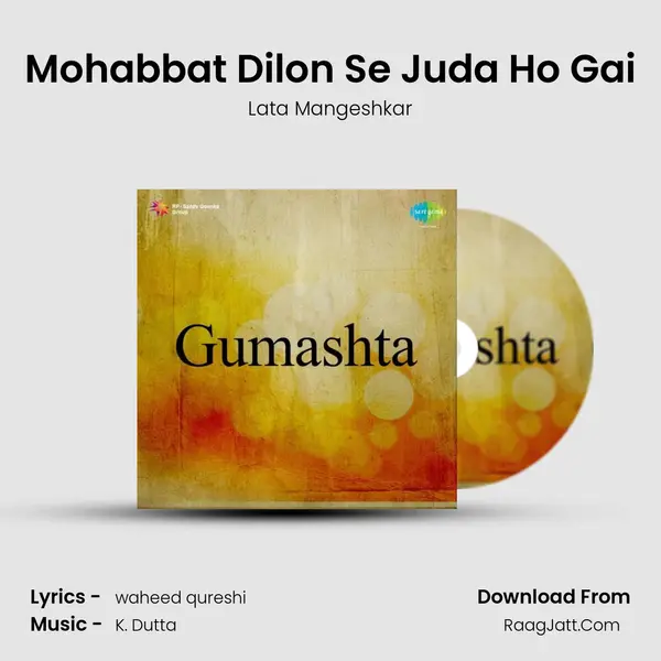 Mohabbat Dilon Se Juda Ho Gai MP3 Song by Lata Mangeshkar Cover