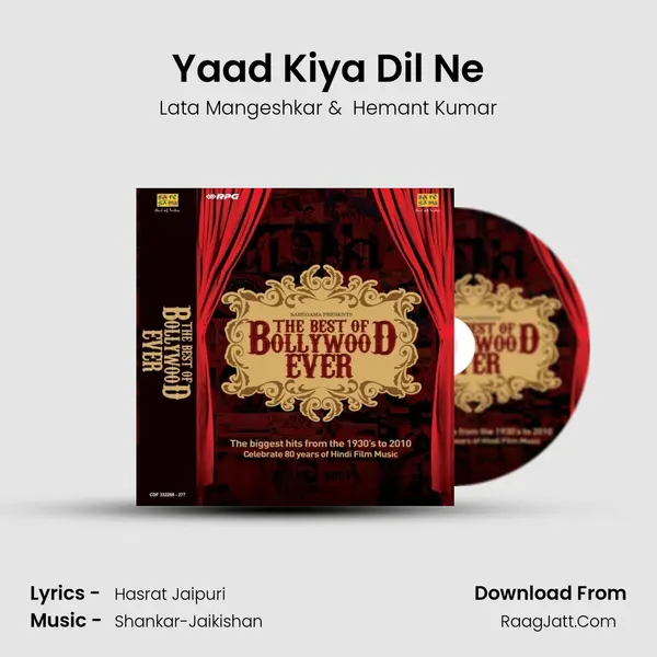 Yaad Kiya Dil Ne MP3 Song by Lata Mangeshkar Cover
