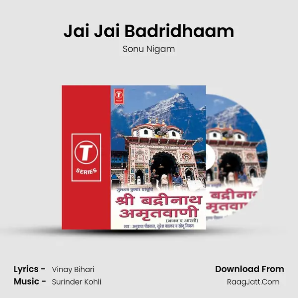 Jai Jai Badridhaam MP3 Song by Sonu Nigam Cover