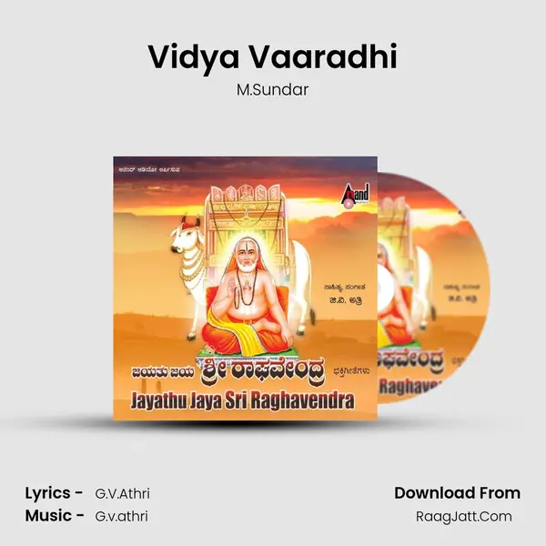 Vidya Vaaradhi MP3 Song by M.Sundar Cover