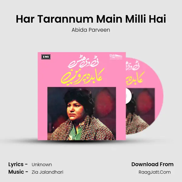 Har Tarannum Main Milli Hai MP3 Song by Abida Parveen Cover