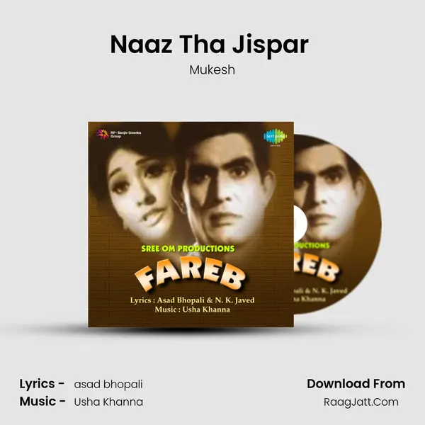 Naaz Tha Jispar (1) MP3 Song by Mukesh Cover