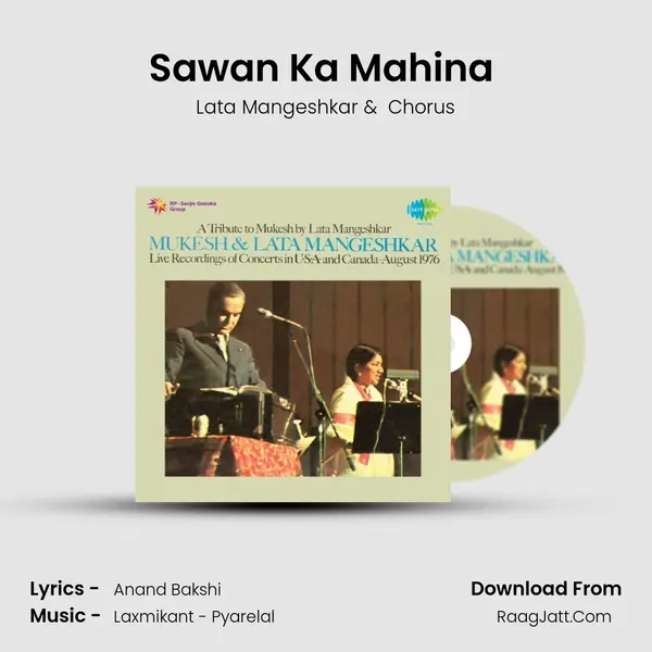 Sawan Ka Mahina (Live) MP3 Song by Lata Mangeshkar Cover