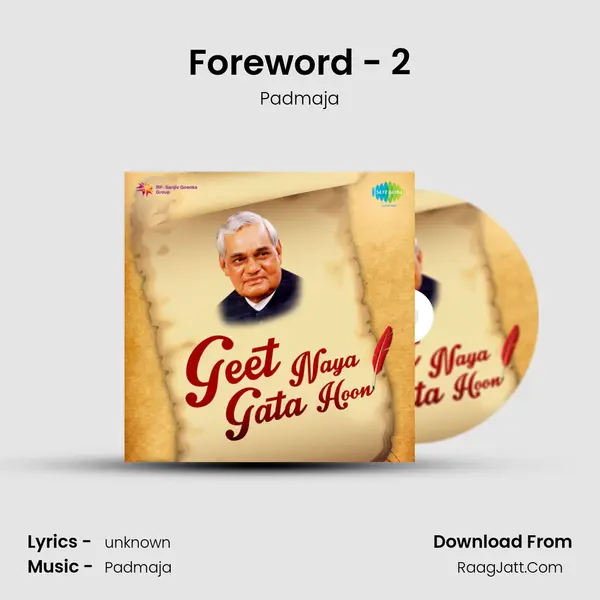Foreword - 2 MP3 Song by Padmaja Cover