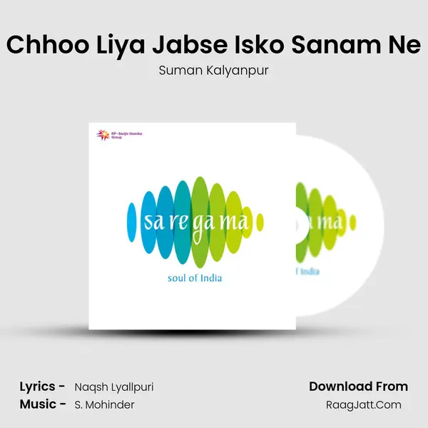 Chhoo Liya Jabse Isko Sanam Ne MP3 Song by Suman Kalyanpur Cover