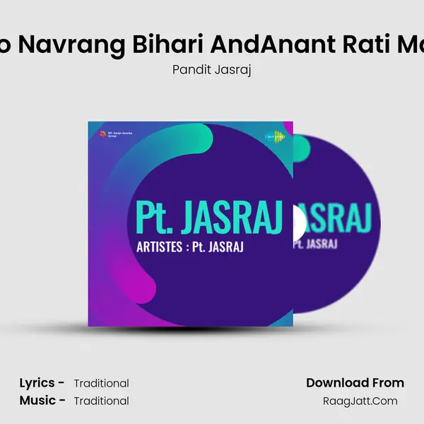 Mero Navrang Bihari AndAnant Rati Maani MP3 Song by Pandit Jasraj Cover