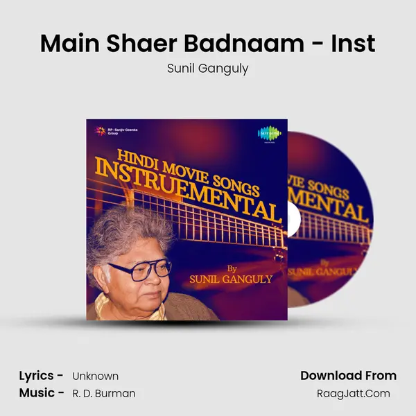 Main Shaer Badnaam - Inst MP3 Song by Sunil Ganguly Cover