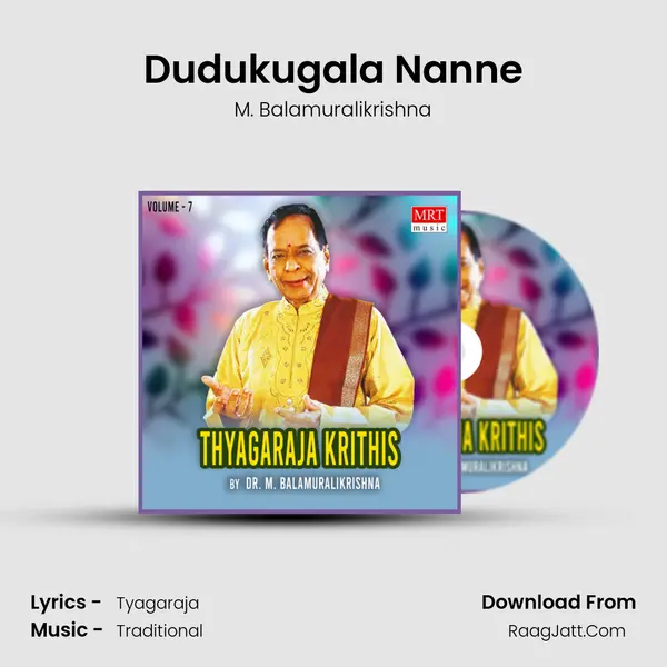 Dudukugala Nanne MP3 Song by M. Balamuralikrishna Cover
