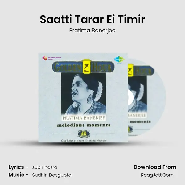 Saatti Tarar Ei Timir MP3 Song by Pratima Banerjee Cover