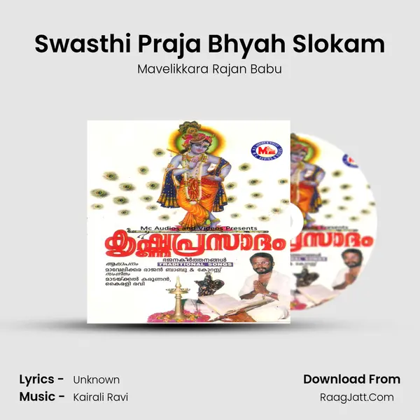 Swasthi Praja Bhyah Slokam MP3 Song by Mavelikkara Rajan Babu Cover