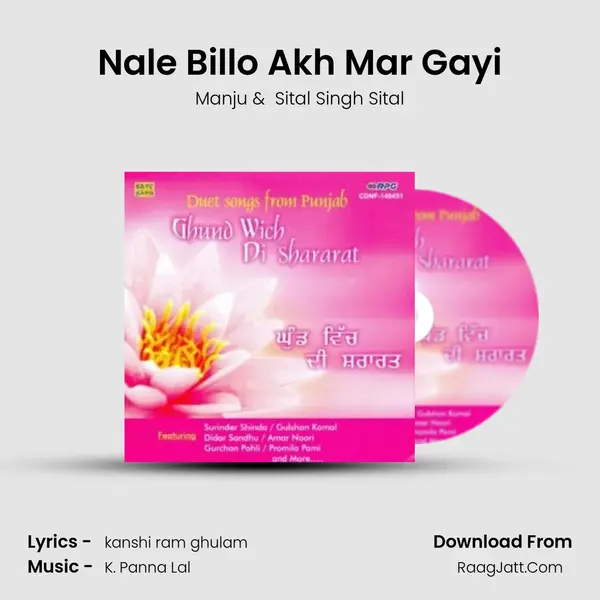 Nale Billo Akh Mar Gayi MP3 Song by Manju Cover
