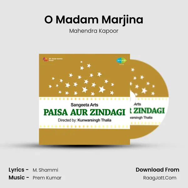 O Madam Marjina MP3 Song by Mahendra Kapoor Cover