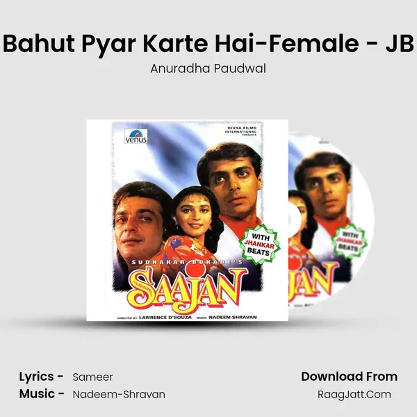 Bahut Pyar Karte Hai-Female - JB MP3 Song by Anuradha Paudwal Cover