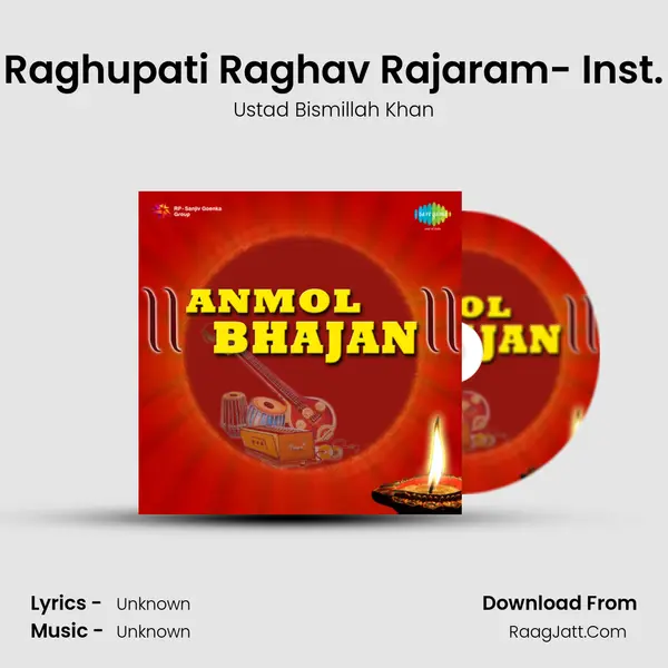 Raghupati Raghav Rajaram- Inst. MP3 Song by Ustad Bismillah Khan Cover