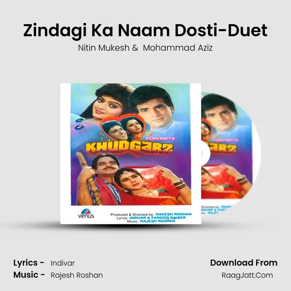 Zindagi Ka Naam Dosti-Duet MP3 Song by Nitin Mukesh Cover