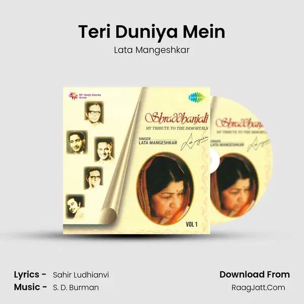 Teri Duniya Mein MP3 Song by Lata Mangeshkar Cover