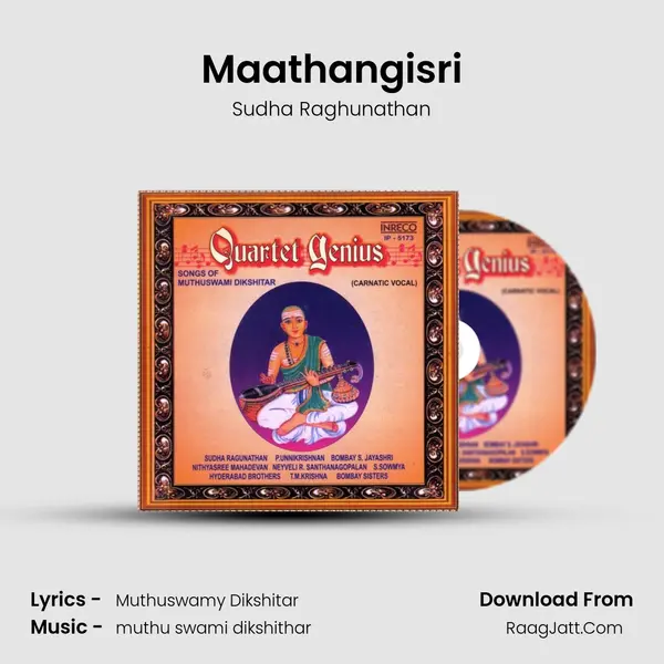 Maathangisri MP3 Song by Sudha Raghunathan Cover