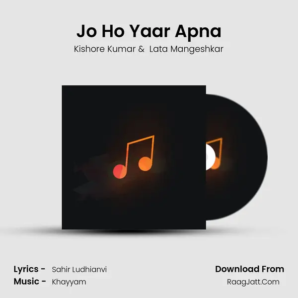 Jo Ho Yaar Apna Cover