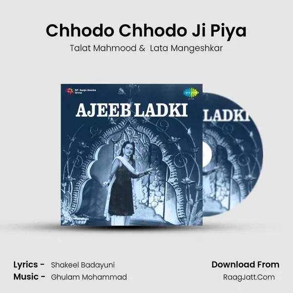 Chhodo Chhodo Ji Piya MP3 Song by Talat Mahmood Cover