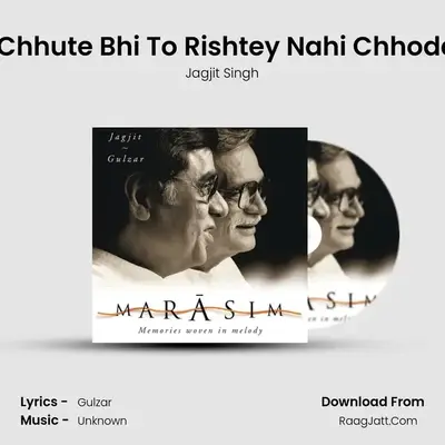 Haath Chhute Bhi To Rishtey Nahi Chhoda Karte MP3 Song by Jagjit Singh Cover