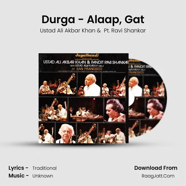 Durga - Alaap, Gat MP3 Song by Ustad Ali Akbar Khan Cover