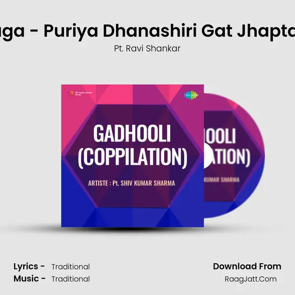 Raga - Puriya Dhanashiri Gat Jhaptaal MP3 Song by Pt. Ravi Shankar Cover