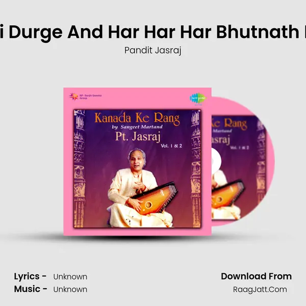 Kannada Ke Rang By Sangeet Mart Vol 1 - Pandit Jasraj