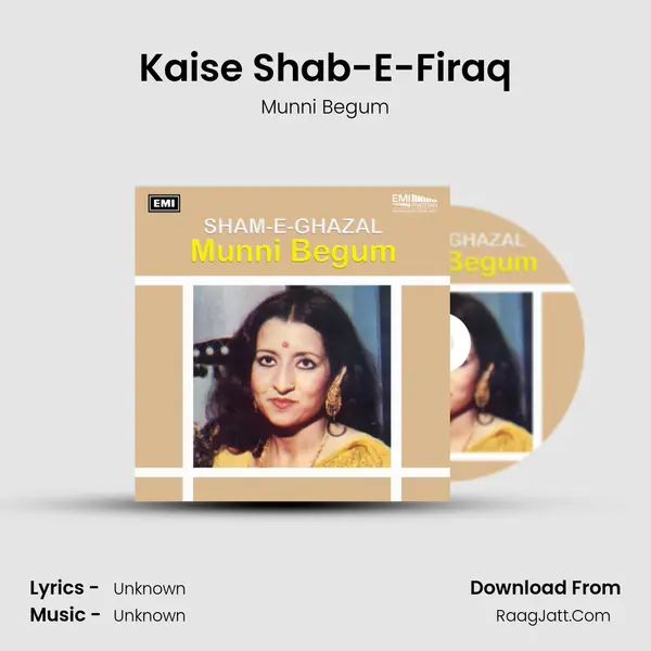 Kaise Shab-E-Firaq MP3 Song by Munni Begum Cover