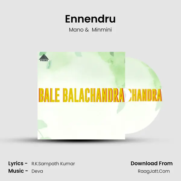 Ennendru MP3 Song by Mano Cover