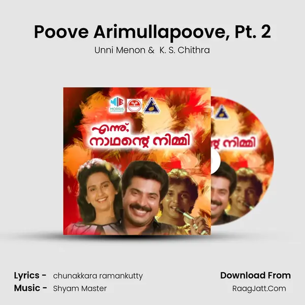 Poove Arimullapoove, Pt. 2 MP3 Song by Unni Menon Cover