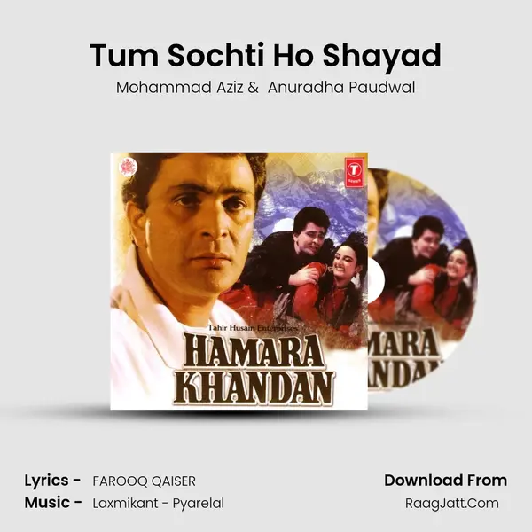 Tum Sochti Ho Shayad MP3 Song by Mohammad Aziz Cover