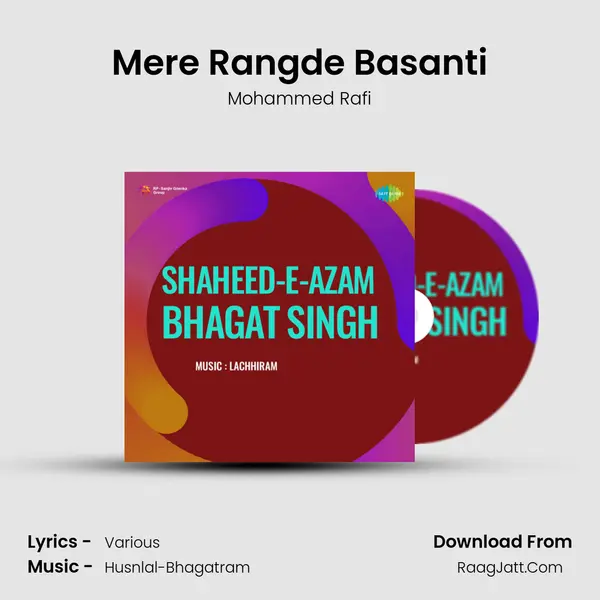 Mere Rangde Basanti MP3 Song by Mohammed Rafi Cover
