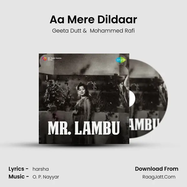 Aa Mere Dildaar MP3 Song by Geeta Dutt Cover