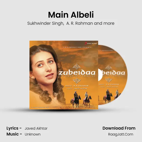 Main Albeli MP3 Song by Sukhwinder Singh Cover