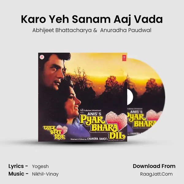 Karo Yeh Sanam Aaj Vada MP3 Song by Abhijeet Bhattacharya Cover