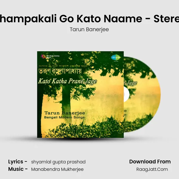 Champakali Go Kato Naame - Stereo MP3 Song by Tarun Banerjee Cover