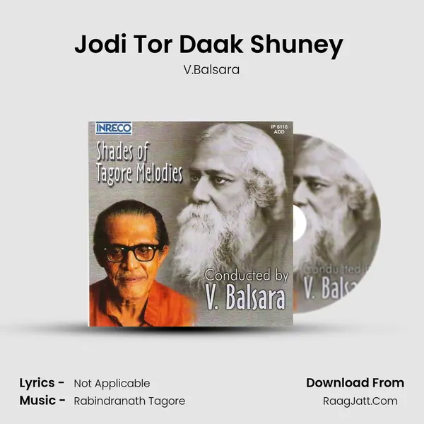 Jodi Tor Daak Shuney (instr.) MP3 Song by V.Balsara Cover
