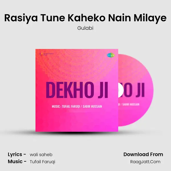 Rasiya Tune Kaheko Nain Milaye MP3 Song by Gulabi Cover