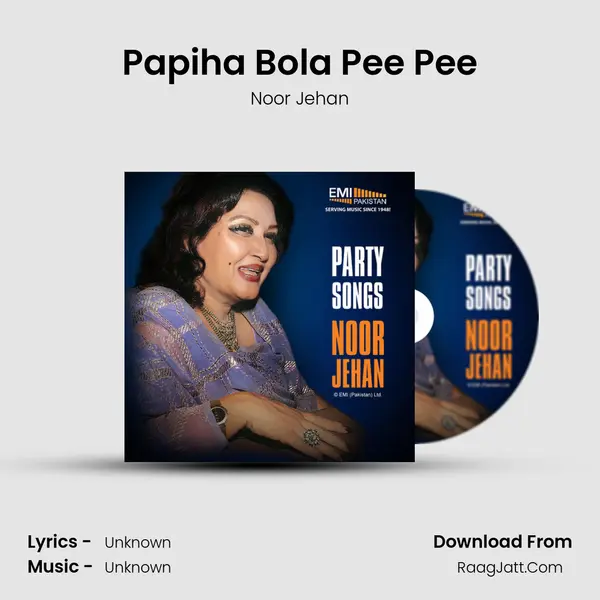 Papiha Bola Pee Pee MP3 Song by Noor Jehan Cover