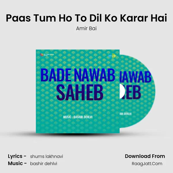 Paas Tum Ho To Dil Ko Karar Hai MP3 Song by Amir Bai Cover