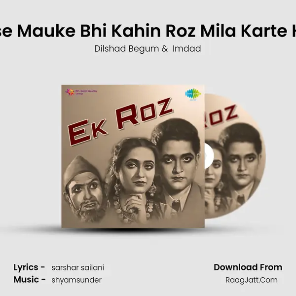 Aise Mauke Bhi Kahin Roz Mila Karte Hai MP3 Song by Dilshad Begum Cover